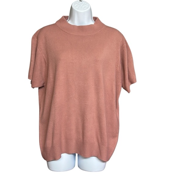 TanJay Sweaters - Vintage TanJay Knit Top Pink Plus Size 2X